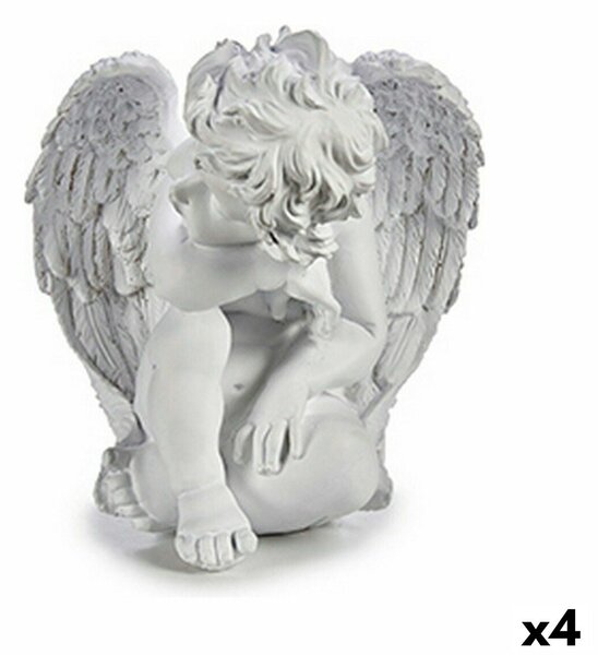 Decorative Figure 24 x 27 x 28 cm White (4 Units)