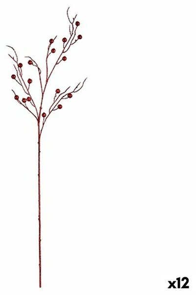 Branch Red Plastic 9 x 9 x 97 cm (12 Units)