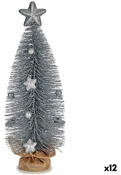 Christmas Tree Silver 13 x 41 x 13 cm (12 Units)