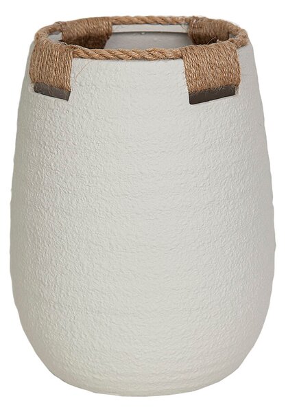 Vase Romimex White Ceramic 23 x 29 x 23 cm