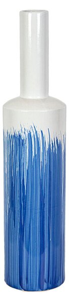 Vase Romimex Blue White Ceramic 15 x 65 x 15 cm