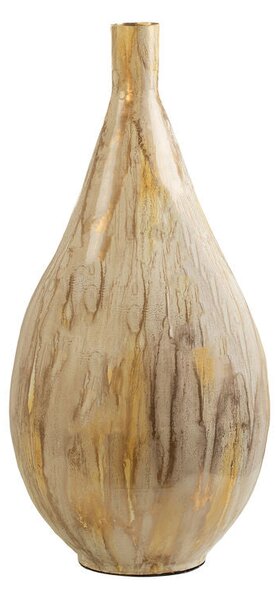 Vase Romimex Beige Aluminium 33 x 66 x 33 cm