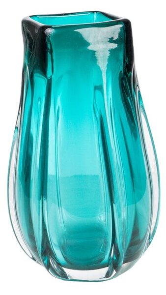 Vase Romimex Turquoise Glass 18 x 31 x 18 cm