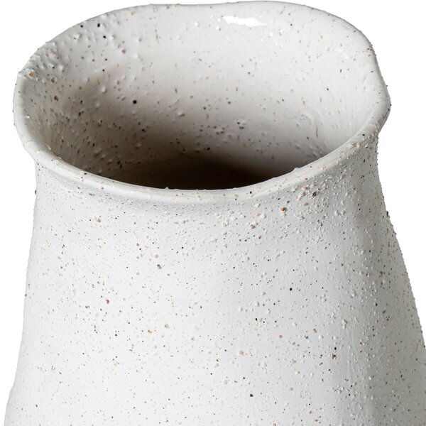 Vase Alexandra House Living White Ceramic 19 x 50 cm