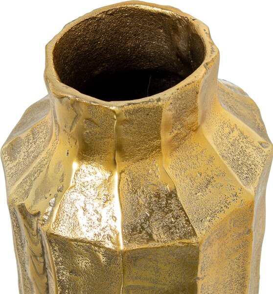 Vase Alexandra House Living Golden Aluminium 14 x 13 x 36 cm