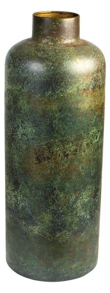 Vase Romimex Antique Brown Metal 23 x 61 x 23 cm