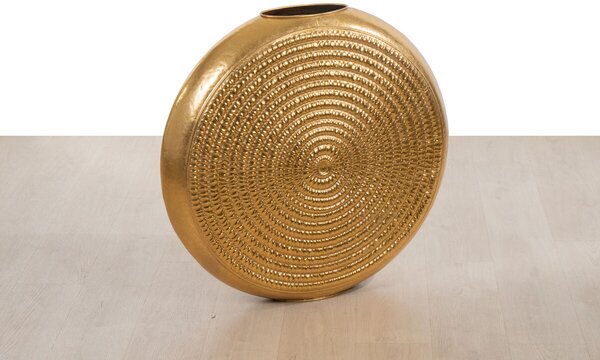 Vase Romimex Golden Metal Circle 80 x 77 x 24 cm