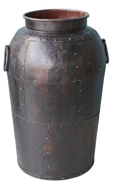 Vase Romimex Black Metal 50 x 78 x 50 cm