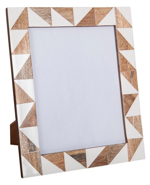 Photo frame Romimex Brown Beige Wood Resin 20 x 25 x 1 cm