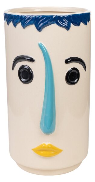 Vase Romimex Multicolour Ceramic Face 17 x 30 x 17 cm