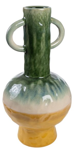 Vase Romimex Multicolour Ceramic 23 x 43 x 23 cm With handles