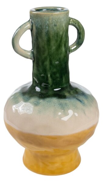 Vase Romimex Multicolour Ceramic 18 x 29 x 18 cm With handles