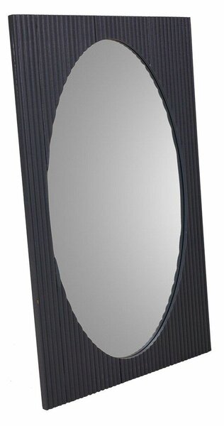 Wall mirror Alexandra House Living Golden Dark grey MDF Wood 2 x 80 x 50 cm