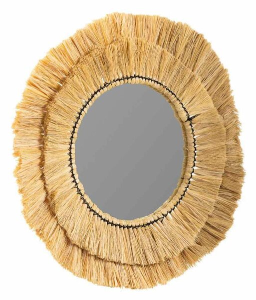 Wall mirror Alexandra House Living Natural Glass 57 x 6 x 57 cm