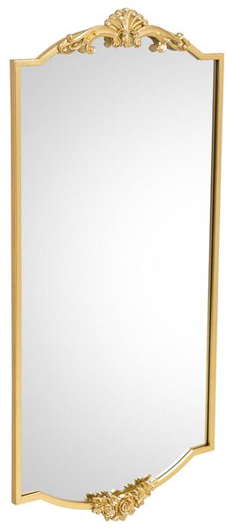 Wall mirror Alexandra House Living Gold Metal Iron Mirror 3 x 107 x 50 cm