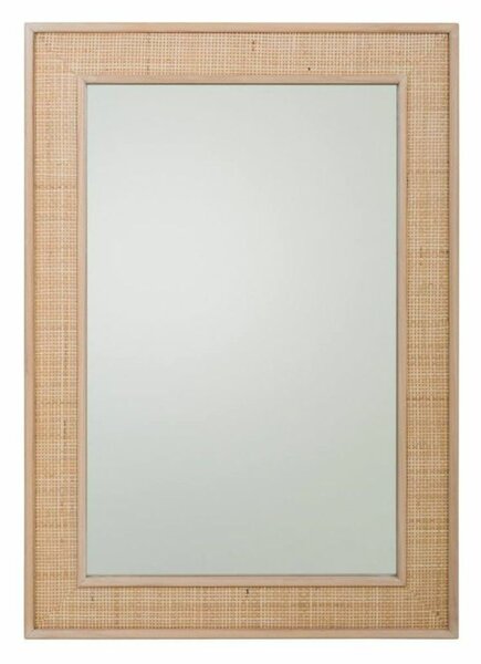 Wall mirror Alexandra House Living Natural MDF Wood 100 x 2 x 70 cm