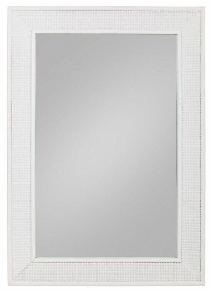 Wall mirror Alexandra House Living Silver Bamboo MDF Wood 2 x 100 x 70 cm