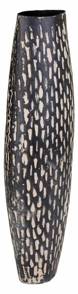 Vase Alexandra House Living Black Iron 8 x 55 x 14 cm