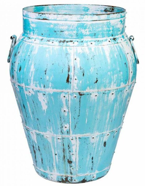 Vase Alexandra House Living Blue Mango wood 45 x 60 x 45 cm