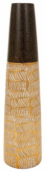 Vase Alexandra House Living Gold Ceramic 15 x 61 x 15 cm