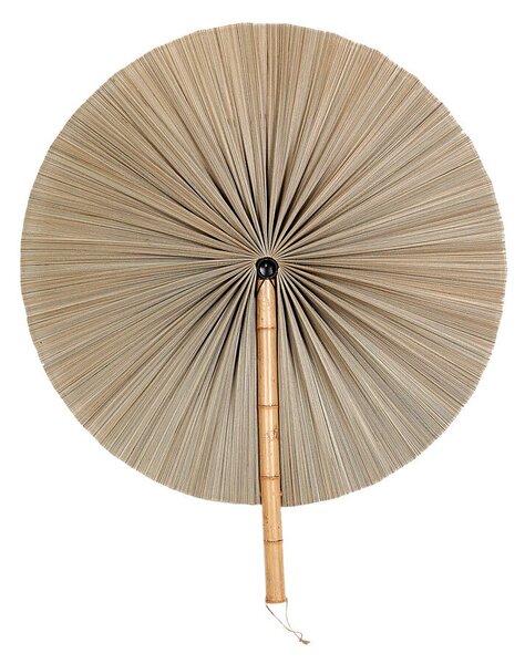 Fan Romimex Beige Bamboo 80 x 95 x 3 cm