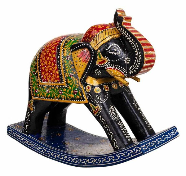 Decorative Figure Alexandra House Living Mango wood Elephant 10 x 22 x 28 cm