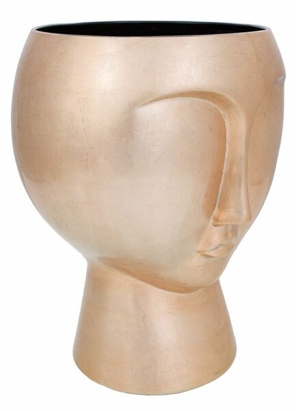 Decorative Figure Alexandra House Living Ceramic Varnish Face 28 x 38 x 28 cm