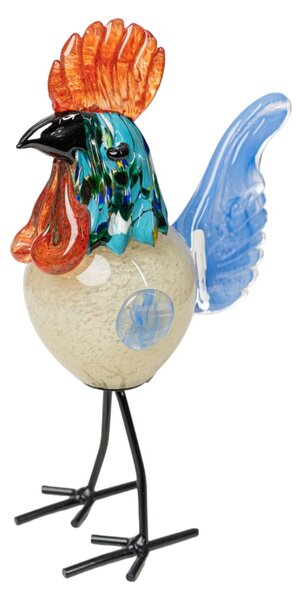 Decorative Figure Romimex Glass Rooster