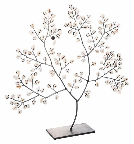 Decorative Figure Alexandra House Living Metal Shell Tree 52 x 10 x 54 cm