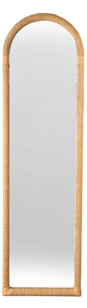 Wall mirror Romimex Natural Rattan 48 x 170 x 4 cm