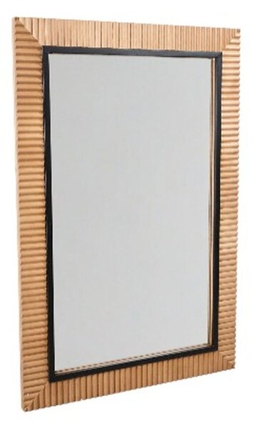 Wall mirror Romimex Brown Birch Mirror Particleboard 4 x 117 x 79 cm