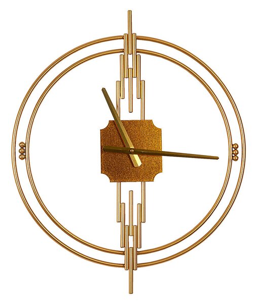 Wall Clock Romimex Golden Metal 46 x 56 x 4 cm