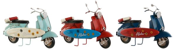 Decorative Figure Home ESPRIT Motorbike 26,5 x 11 x 17 cm (3 Units)