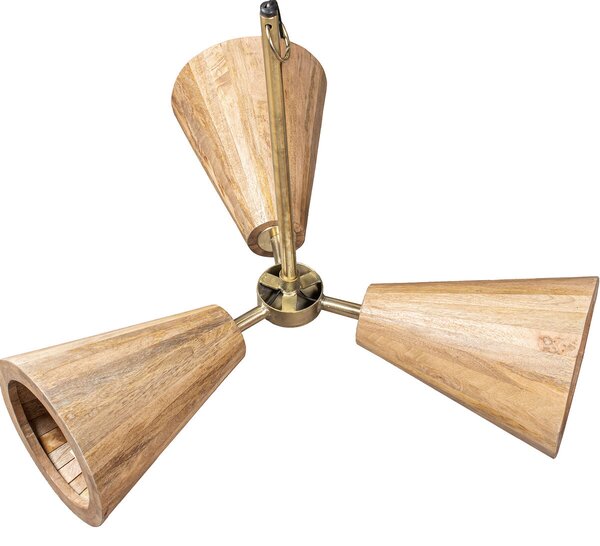 Ceiling Light Alexandra House Living Wood 106 x 92 x 31 cm