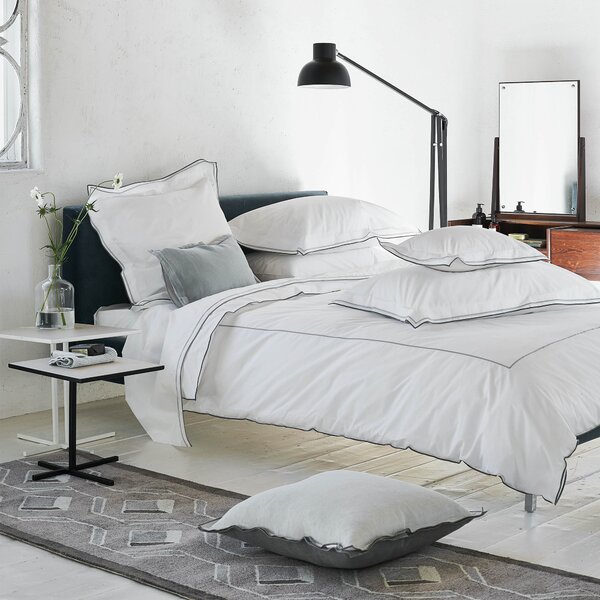 Designers Guild Astor Duvet Cover Bedding Set Silver Slate