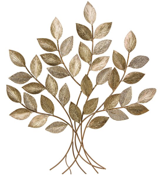 Wall Decoration Alexandra House Living Golden Metal Tree 97 x 109 x 3 cm