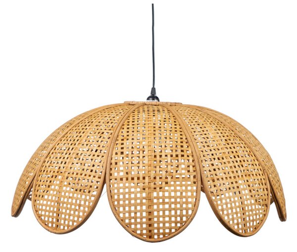 Ceiling Light Romimex Natural E27 220-240 V Flower Rattan