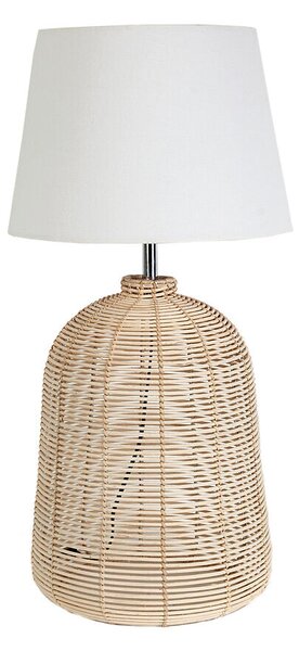 Desk lamp Romimex Beige wicker 38 x 76 x 38 cm