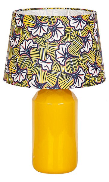 Desk lamp Romimex Yellow Ceramic 26 x 43 x 26 cm