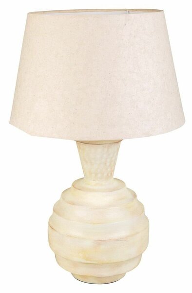 Desk lamp Alexandra House Living Cream Iron 25 x 63 x 25 cm