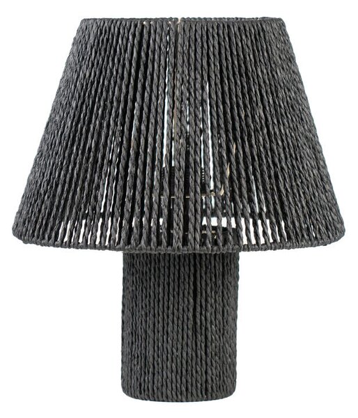 Desk lamp Romimex Black Rope 22 x 36 x 22 cm