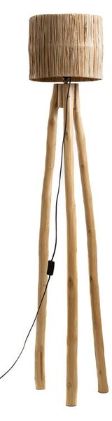 Floor Lamp Romimex Natural 30 x 160 x 30 cm