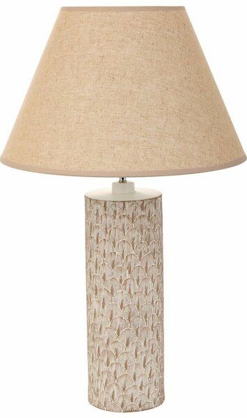 Desk lamp Alexandra House Living Beige Polyresin 220-240 V 14 x 51 x 14 cm