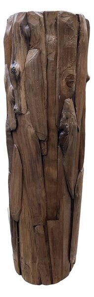 Floor vase Romimex Natural Teak 26 x 82 x 26 cm