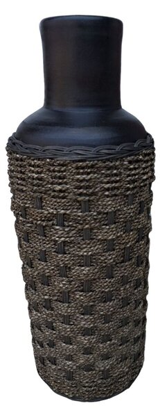 Floor vase Romimex Brown Rattan Terracotta 25 x 100 x 25 cm