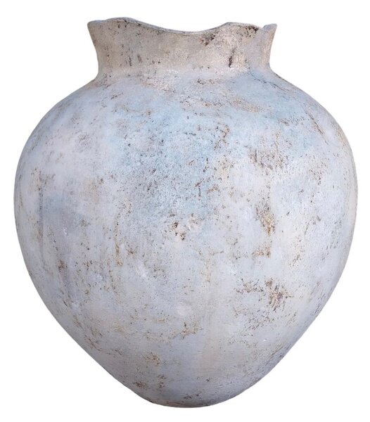 Vase Romimex Grey Ceramic Rustic 55 x 60 x 55 cm