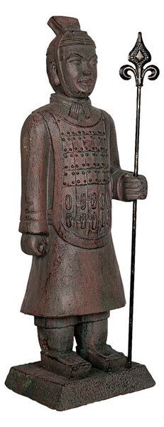 Decorative Figure Romimex Brown Warrior 23 x 77 x 25 cm