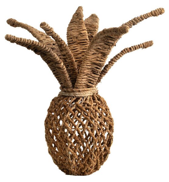 Decorative Figure Romimex Natural Pineapple 36 x 55 x 36 cm