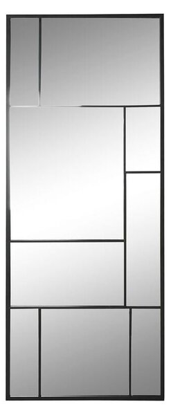 Wall mirror Home ESPRIT Black 60 x 2 x 150 cm