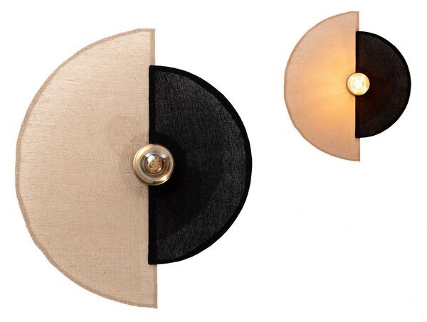 Wall Light Romimex Black Golden Modern 9 x 45 x 38 cm